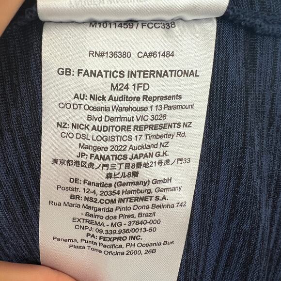 NIKE New York Yankees Navy Blue Tee Top Short Sleeves Crew DriFit Size XL - Picture 6 of 7